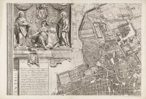 Carte de Rome. Partie supérieure gauche - Matthaus Greuter