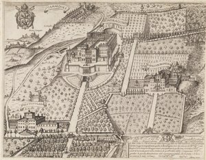 Vue de Frascati et des environs - Matthaus Greuter