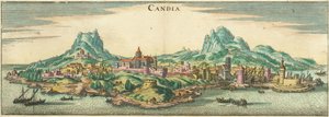 Héraklion - Candia, Corphu (recadré) - Matthaus Merian