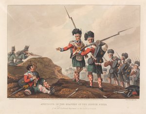 Anecdote de la bravoure du joueur de cornemuse écossais du 71e régiment Highland, à la bataille de Vimiero