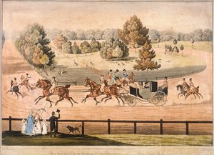 Le roi George IV traversant Hyde Park, Londres, 1831