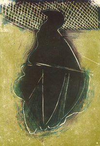 Oiseau, 2018 (linocut)