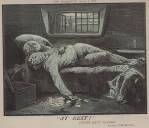 Au repos ! (lithographie en couleur)