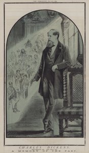 Charles Dickens (lithographie en couleur) - Matthew