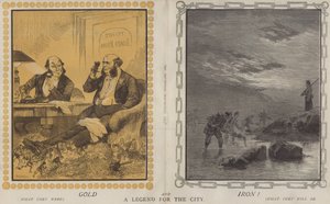 Or et fer ! Une légende pour la ville (lithographie en couleur) - Matthew