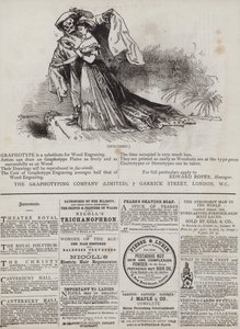 Page de publicités (lithographie en couleur) - Matthew