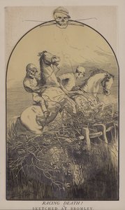 Course contre la mort ! (lithographie en couleur) - Matthew