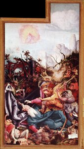 La Tentation de Saint Antoine le Grand, Retable d