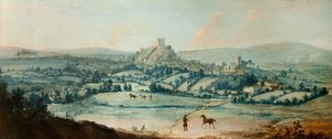 Vue lointaine de Clitheroe, c.1730 - Matthias Read