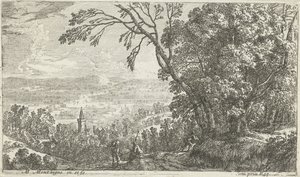 Vue sur un paysage vallonné