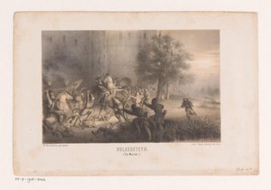 Bulgersteyn assiégé par les Normands - Matthijs Willem Gerardus Michielsen