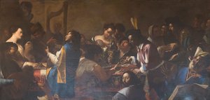 Allégorie des cinq sens - Mattia (1613 99) Preti