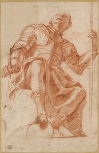 Étude pour un chevalier de Malte, milieu du XVIIe siècle