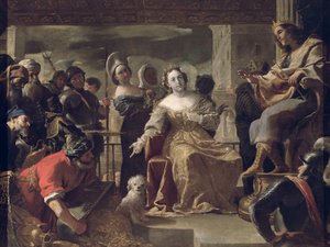 La Reine de Saba devant Salomon - Mattia Preti