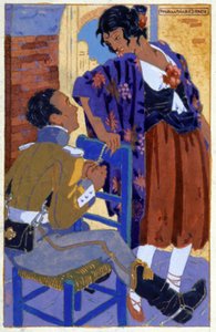 Don José et Carmen, vers 1930 (illustration)