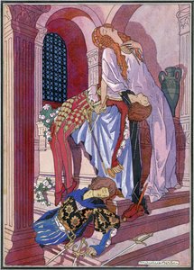 La mort de Roméo et Juliette, scène finale de la pièce de William Shakespeare