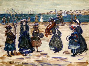 À travers le port, Salem - Maurice Brazil Prendergast