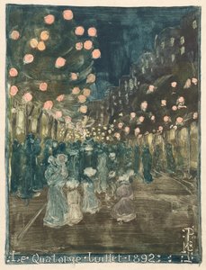 Jour de la Bastille - Maurice Brazil Prendergast