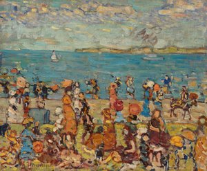 Scène de plage - Maurice Brazil Prendergast