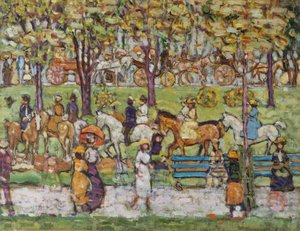 Central Park - Maurice Brazil Prendergast