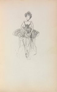 Carnet de croquis italien : Ballerine page 231, 1898-1899 - Maurice Brazil Prendergast