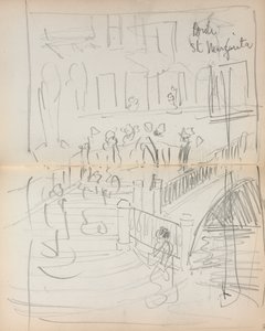 Carnet de croquis italien : Pont St. Margarita page 67 & 68, 1898-1899
