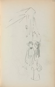 Carnet de croquis italien : Figures page 128, 1898-1899