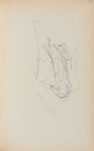 Carnet de croquis italien : Gondole page 110, 1898-1899