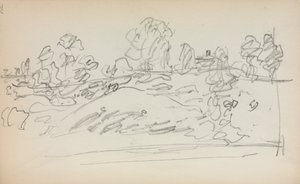 Carnet de croquis italien : Page de paysage 202, 1898-1899