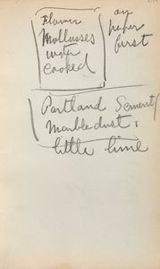 Carnet de croquis italien : Notes page 244, 1898-1899