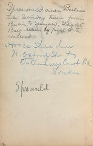 Carnet de croquis italien : Notes page 260, 1898-1899
