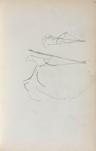 Carnet de croquis italien : Voiles page 36, 1898-1899