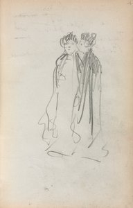 Carnet de croquis italien : Deux femmes debout, page 4