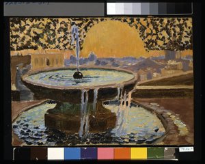Fontaine à la Villa Médicis