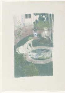 Le reflet dans la fontaine