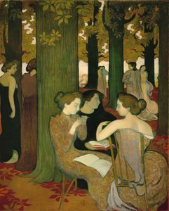 Muses ... (peinture sur toile) - Maurice Denis