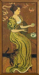 Portrait de Madame Ranson au chat vers 1892 - Maurice Denis
