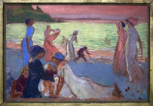 Soirée de septembre sur la plage de Trestignel