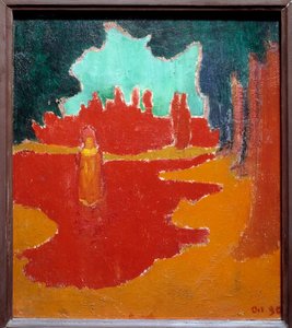 Taches de soleil sur la terrasse. Peinture par Maurice Denis - Maurice Denis
