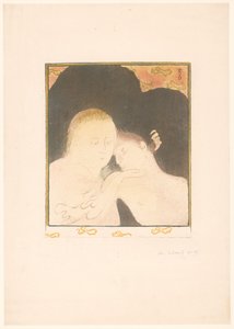 Femme câlinant un jeune homme