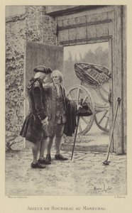 Adieux de Rousseau au Maréchal - Maurice Leloir
