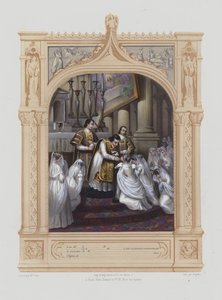 Première communion (aquatinte) - Maurice Leloir