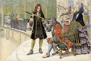 Aide par Jacques Cassini dit Cassini II (1677-1756) Louis XIV dit le Roi-Soleil