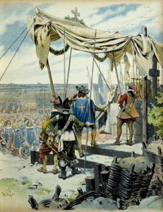 Histoire de France : le siège de La Rochelle en 1627-1628. Cardinal Richelieu - Maurice Leloir