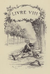 Illustration pour le Livre VIII des Confessions de Jean-Jacques Rousseau