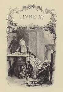 Illustration pour le Livre XI des Confessions de Jean-Jacques Rousseau - Maurice Leloir