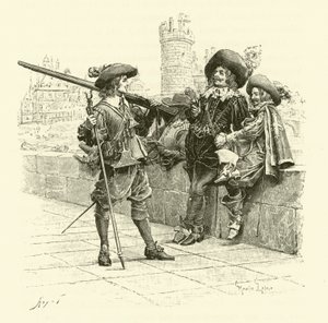 Illustration des Trois Mousquetaires - Maurice Leloir