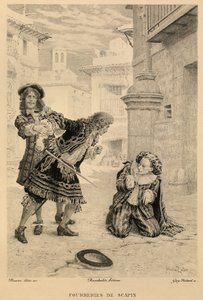 Les fourberies de Scapin par Molière - Maurice Leloir