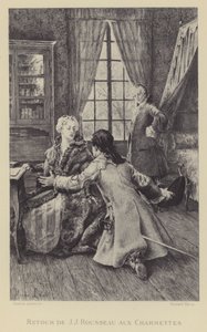 Retour de Jean-Jacques Rousseau aux Charmettes