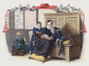 La mère de Richelieu guidant ses premières leçons